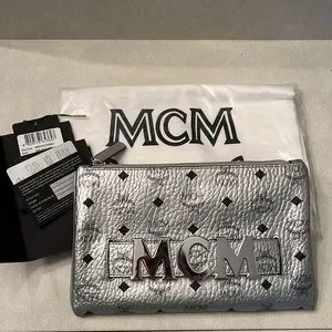 MCM Trilogie Backpack in Berlin Silver ~ size 37 MCM | Bags | Mcm Trilogie Backpack In Berlin Silver Size 37  main image 4